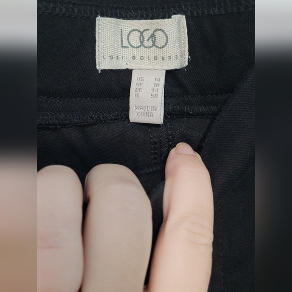 Nwot Logo Jogger jeans size 14 - Picture 4 of 8